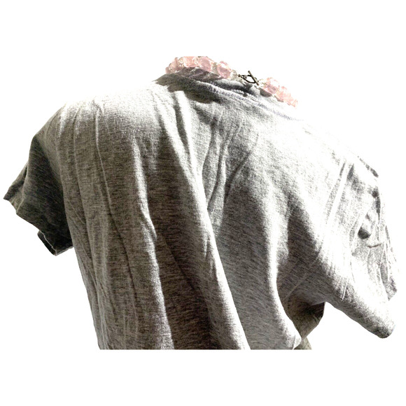 Disneyland Adult Light Gray Mickey Mouse Disney Cotton T-Shirt in Size Small 4 6 - Picture 7 of 9